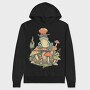 Magical Frog Magician, Hanorac Oversize Barbati (Unisex)
