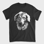Majestic Dog Portrait Borzoi, Tricou Barbati (Unisex)