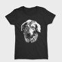 Majestic Dog Portrait Borzoi, Tricou Femei