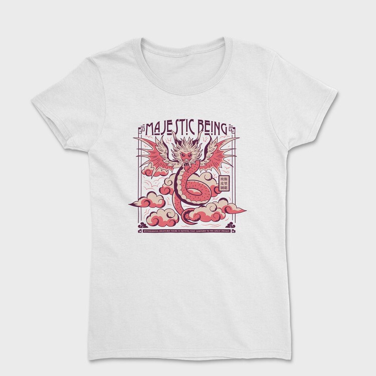 Majestic Dragon In The Clouds, Tricou Femei