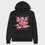 Majestic Dragon In The Clouds, Hanorac Oversize Barbati (Unisex)