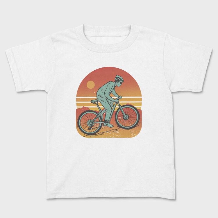 Man In Mountain Bike, Tricou Copii