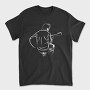 Man Playing Guitar Music Instrument Guitaris, Tricou Barbati (Unisex)