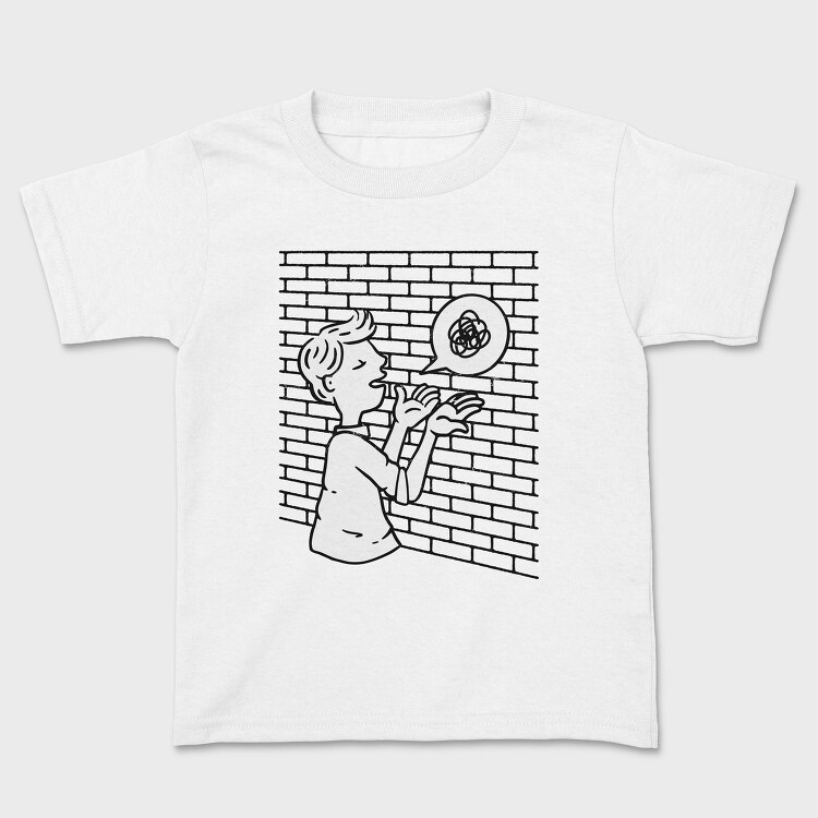 Man Talking To Wall, Tricou Copii