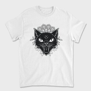 Mandala Cat Tattoo, Tricou Barbati (Unisex)