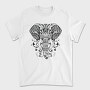 Mandala Elephant, Tricou Barbati (Unisex)