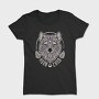 Mandala Wolf Moon Child Tote, Tricou Femei