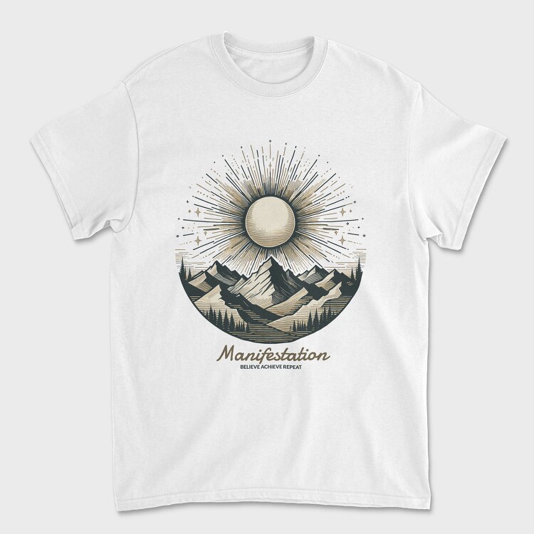 Manifestation Mountain, Tricou Barbati (Unisex)