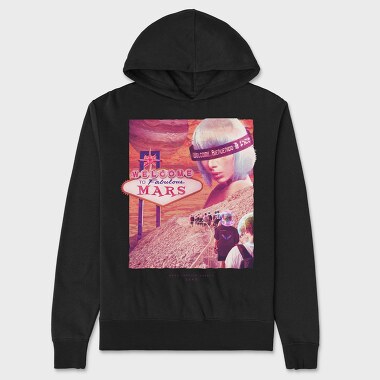 Mars Planet Psychedelic, Hanorac Oversize Barbati (Unisex)