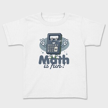 Math Is Fun Calculator Tote, Tricou Copii