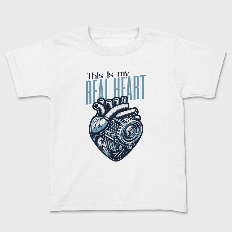 Mechanical Heart Anatomy Real Heart, Tricou Copii