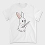Menacing Psycho Bunny, Tricou Barbati (Unisex)