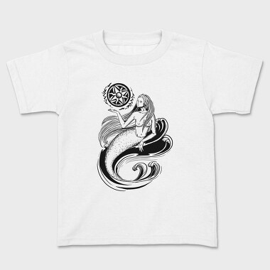 Mermaid Dark Art Nouveau 01, Tricou Copii