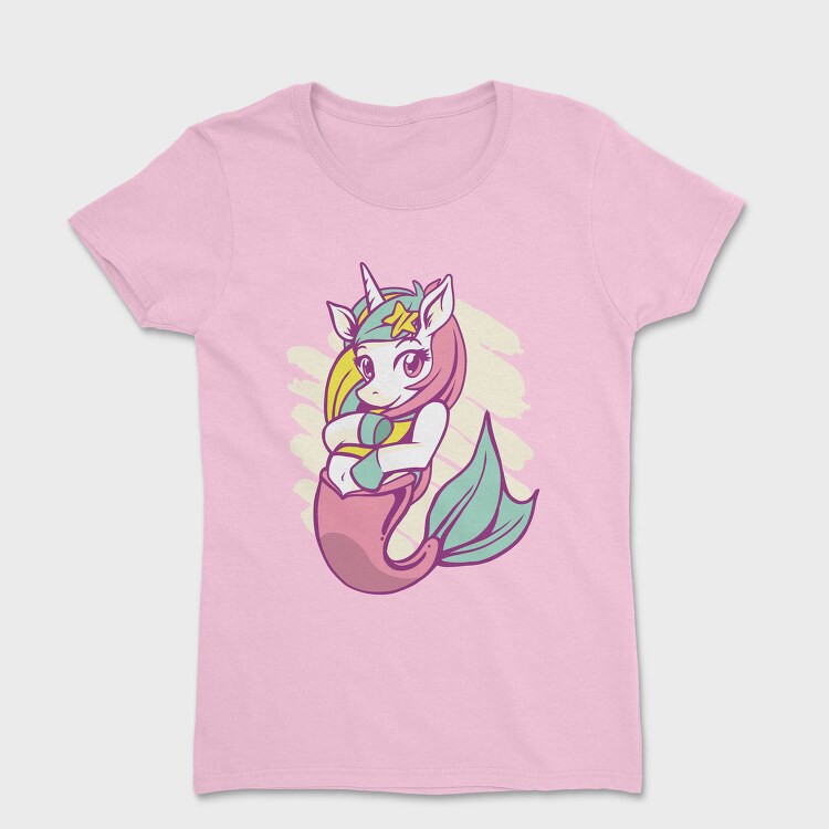 Mermaid Unicorn Sea Corn, Tricou Femei