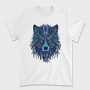 Wolf Illustration Color 001, Tricou Barbati (Unisex)