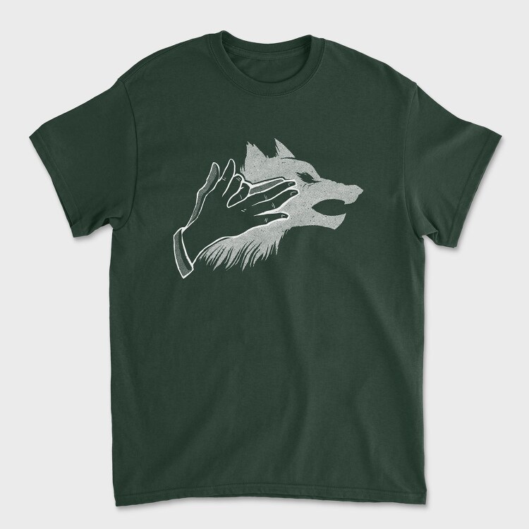 Wolf Shadow, Tricou Barbati (Unisex)