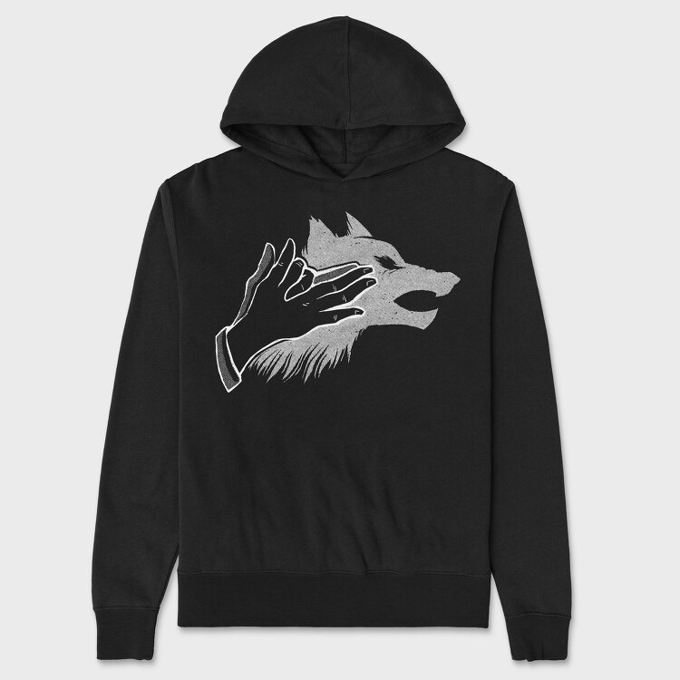 Wolf Shadow, Hanorac Oversize Barbati (Unisex)