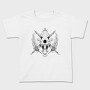 Wolf Skull And Swords, Tricou Copii