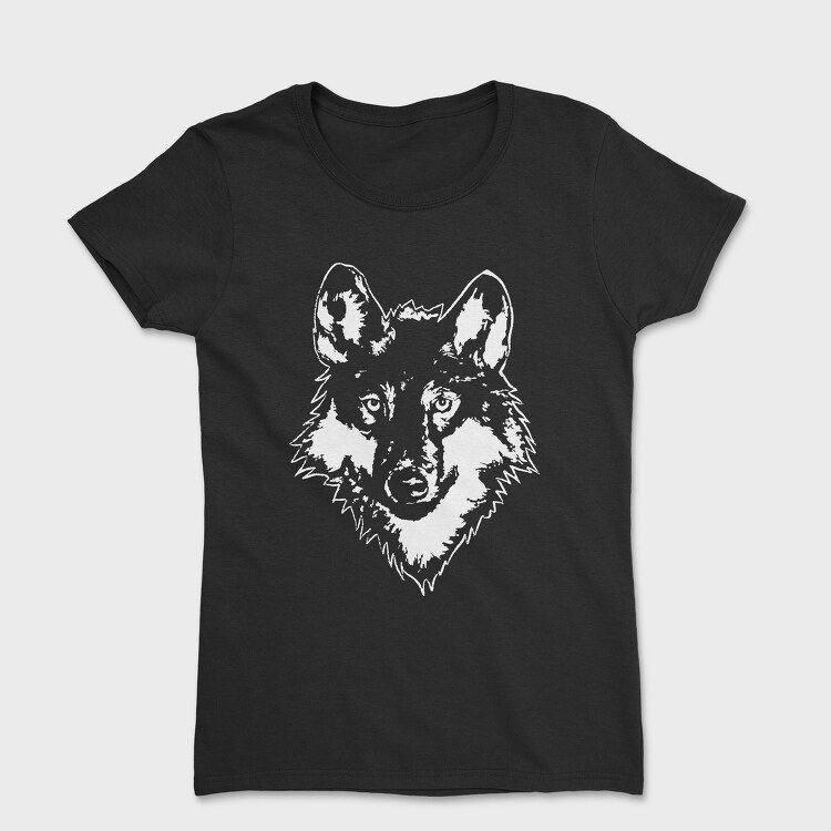 Wolf Wild Animal Head, Tricou Femei