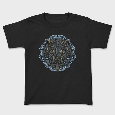 Wolf With Runes, Tricou Copii