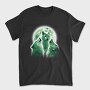 Wolves Howling At The Moon Wolf And, Tricou Barbati (Unisex)