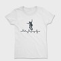 Skateboard Heart Line, Tricou Femei