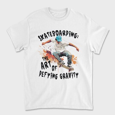 Skateboarding Skater Art, Tricou Barbati (Unisex)