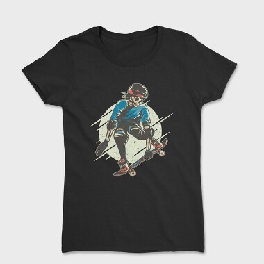 Skater Skeleton Character, Tricou Femei