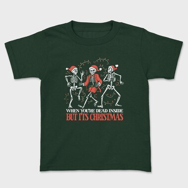 Skeletal Christmas Dance Skeletons, Tricou Copii