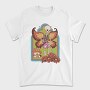 Skeleton And Flowers Skull Fairy, Tricou Barbati (Unisex)
