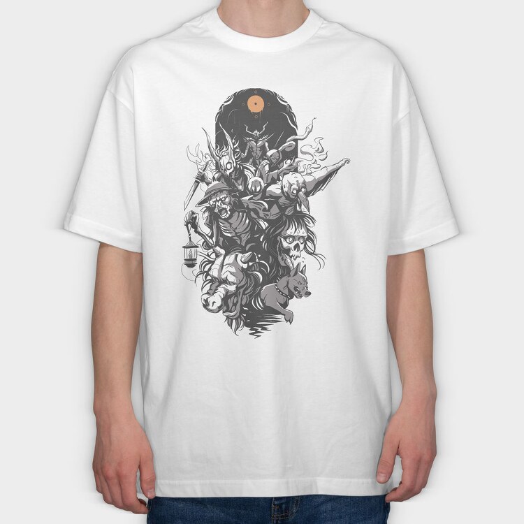 Monster Portal, Tricou Oversize Barbati (Unisex)