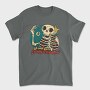 Skeleton Christmas Creepy Cartoon, Tricou Barbati (Unisex)