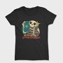 Skeleton Christmas Creepy Cartoon, Tricou Femei