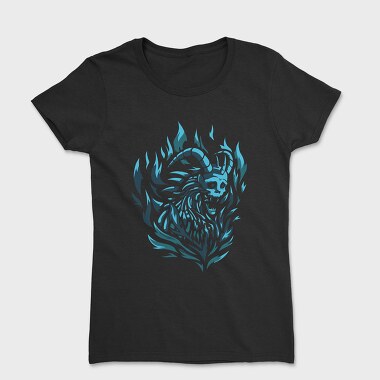 Skeleton Demon Dark Creature Darkness 01, Tricou Femei