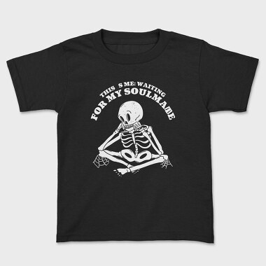 Skeleton Waiting For Love Request, Tricou Copii