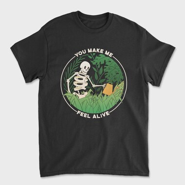 Skeleton Watering Plants Quote, Tricou Barbati (Unisex)