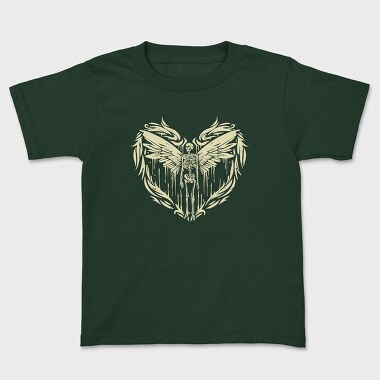 Skeleton Wings Skelleton, Tricou Copii