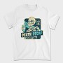 Skeleton With Caffeine Drink Death Coffee, Tricou Barbati (Unisex)