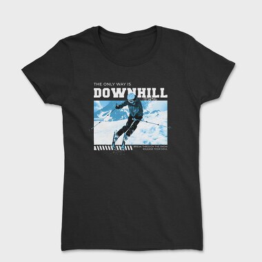 Ski Downhill Tote, Tricou Femei