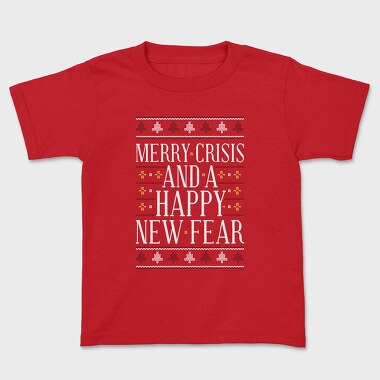 Merry Crisis Ugly Sweater, Tricou Copii