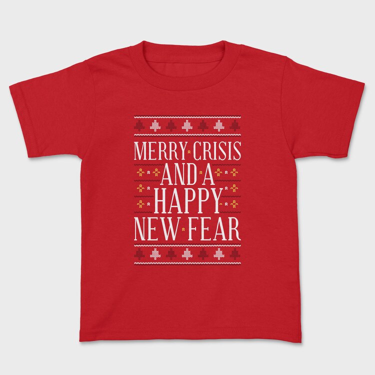 Merry Crisis Ugly Sweater, Tricou Copii