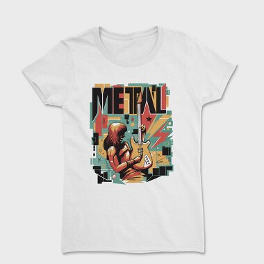 Metal Musician Abstract Music 05, Tricou Femei