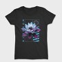 Metallic Lotus Flowers Metal Trap Chromed, Tricou Femei
