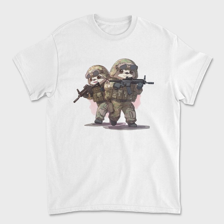 Military Sloths, Tricou Barbati (Unisex)