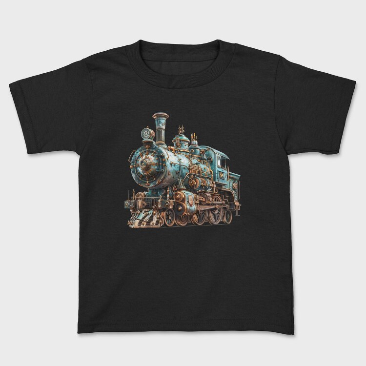 Steampunk Locomotive, Tricou Copii