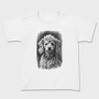 Miniature Poodle Portrait, Tricou Copii