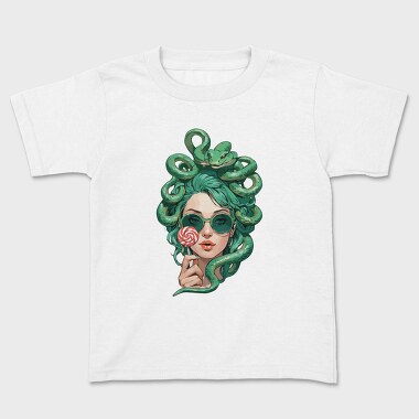 Modern Medusa With Sunglasses, Tricou Copii