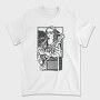 Mona Lisa Electric Guitar Rock, Tricou Barbati (Unisex)