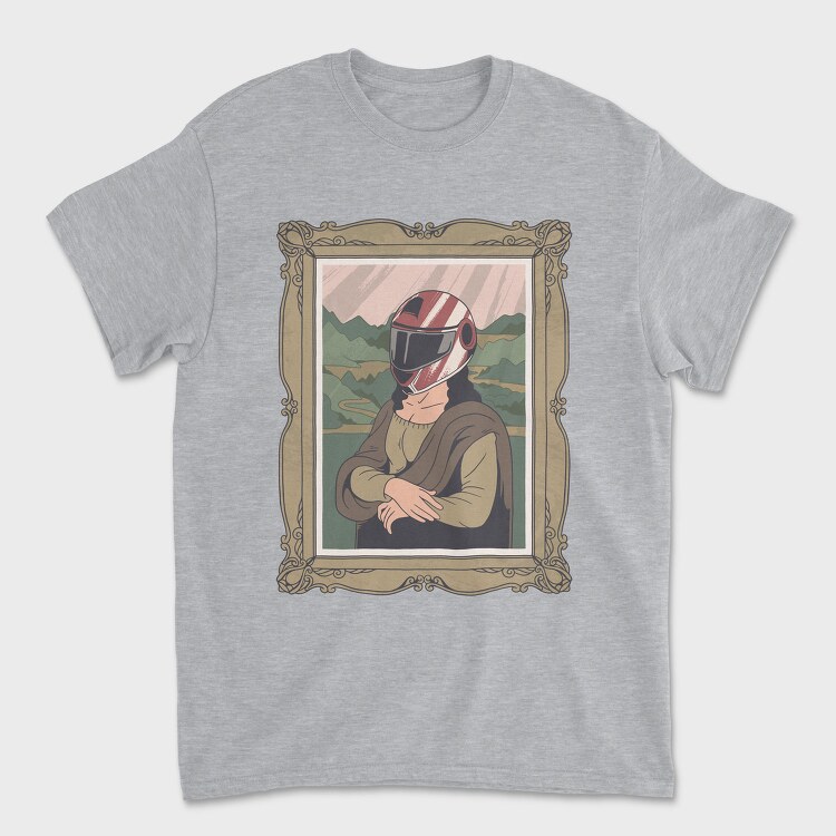 Mona Lisa Helmet, Tricou Barbati (Unisex)