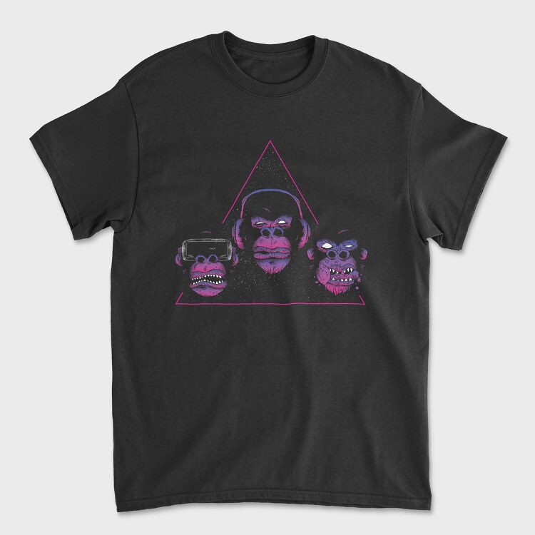 Monkey Heads, Tricou Barbati (Unisex)